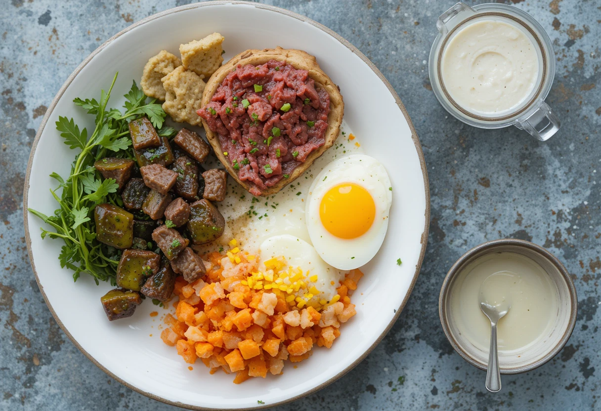 Ultimate Guide to Homemade Dog Food Recipes for Weight Gain: 7 Proven Solutions (2025) 6 Homemade dog food recipes for weight gain featuring beef, sweet potato, eggs, and coconut oil in a balanced meal bowl