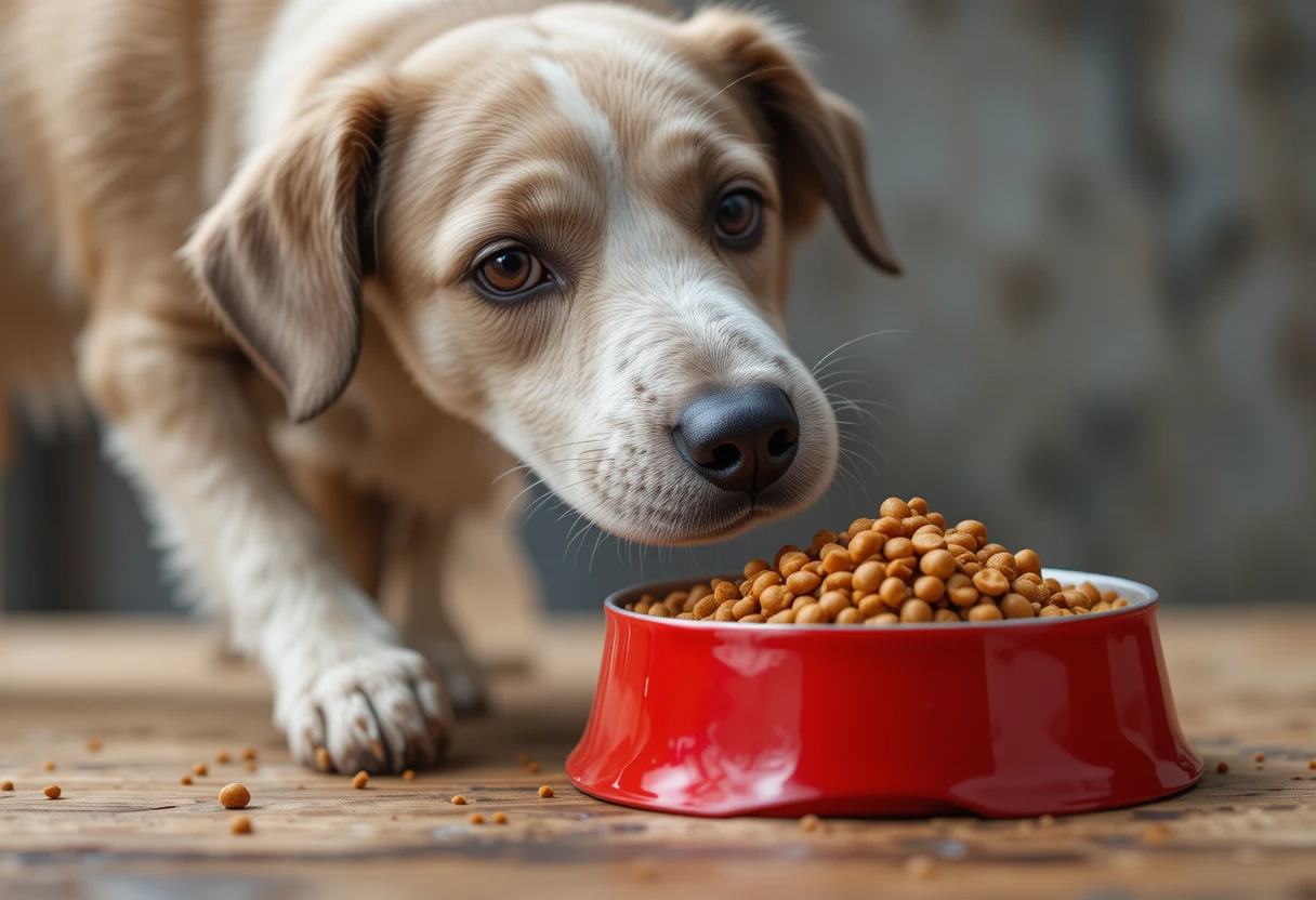 Ultimate Guide to Homemade Dog Food Recipes for Weight Gain: 7 Proven Solutions (2025) 8 A happy dog eating homemade dog food recipes for weight gain, illustrating a healthy metabolism fueled by frequent small meals.