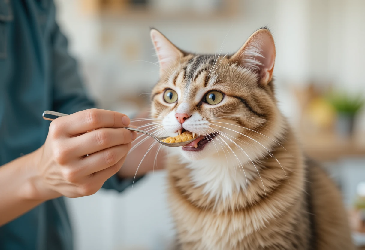 best wet food for senior cats with no teeth feeding spoon