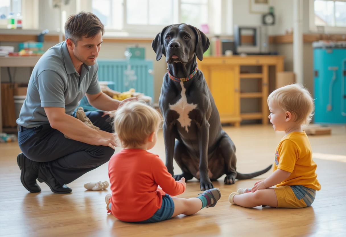 Are Great Danes Good With Small Kids 4 Training Great Danes for family life â Are Great Danes Good With Small Kids â teaching gentle behavior around children.