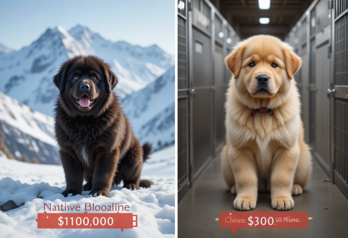 Best Chinese Tibetan Mastiff Breeders 2025 5 Comparison of Chinese Tibetan Mastiff breeders' puppy prices based on native and Chinese bloodlines